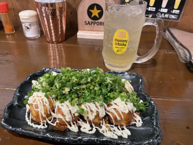 ANA SFC修行 2022 蛸屋靱本町店 たこ焼きねぎぶっかけ